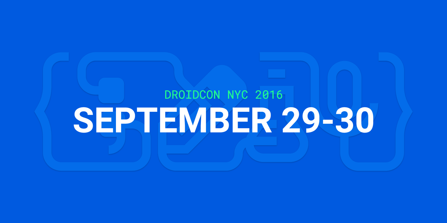 DroidCon NYC 2016
